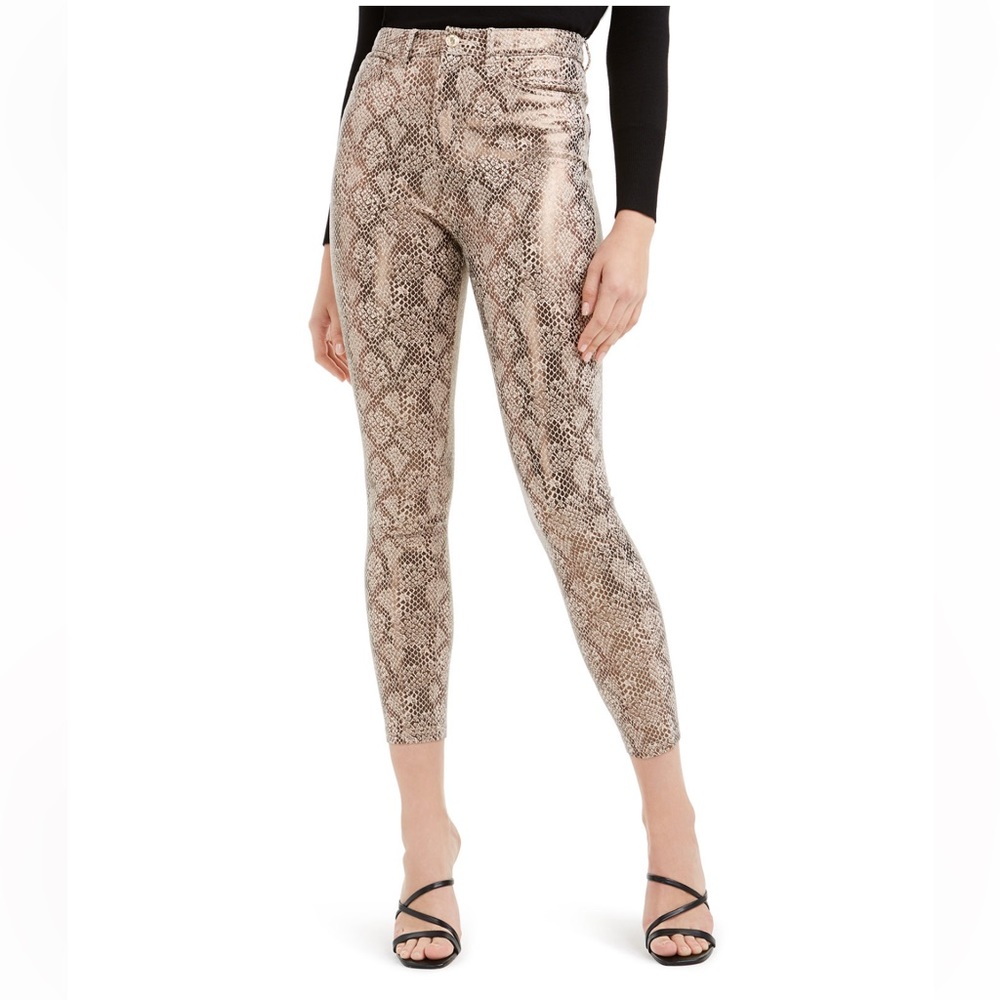 Guess Poison Python Stiletto Pants - Picture 1 of 1